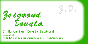 zsigmond dovala business card